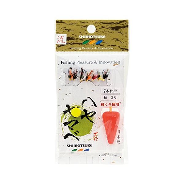 SHIMOTSUKE(シモツケ) ハヤ毛鈎仕掛 流 袖 4 7本仕立