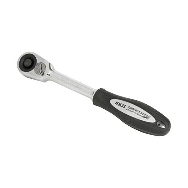 SK11 ラチェットハンドル グリップ付 差込角 6.35mm 1/4インチ SRH2CG
