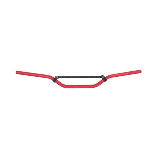 ジータ(ZETA) NewCOMPハンドルバー 7/8バー DualSports MED バークランプ部外径φ22.2mm アルミ レッド ZE07-