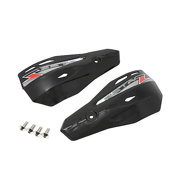 ジータレーシング(ZETA RACING) X2プロテクター ブラック アーマーハンドガードシリーズに装着可能 コンパクト設計 泥 飛び石 枝 プロテ