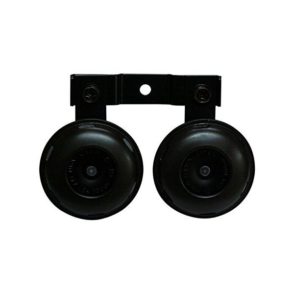 NIKKO ニッコー バイク・軽自動車用デュアルホーン GFD65 12V ブラック GFD-65-12v-bk