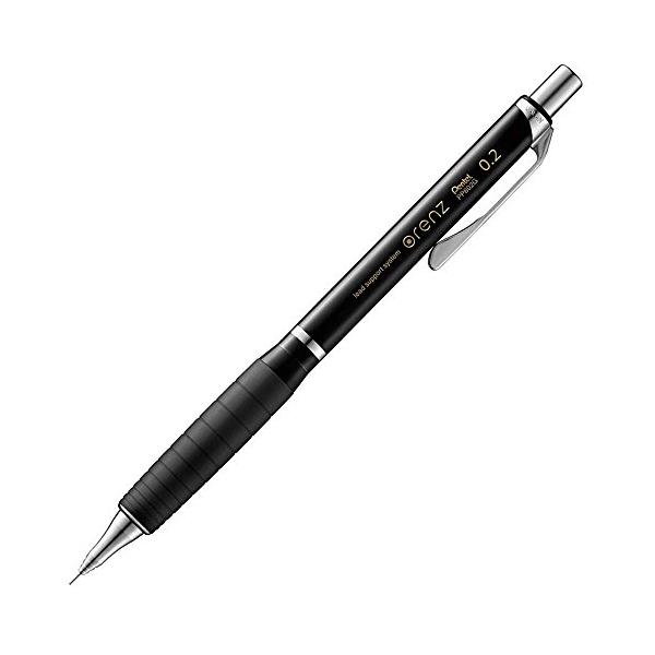 ぺんてる シャープペンシル オレンズラバーグリップ付き XPP602G-A