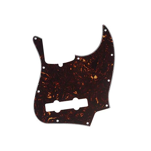 他サイト： Musiclily 5弦10穴 コンテンポラリー アメリカン ジャズベース JB用ピックガード、4プライ鼈甲柄の商品画像