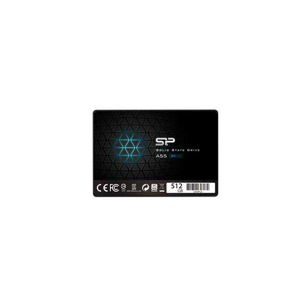 Silicon Power 内蔵SSD 2.5インチ 7mm厚 SATA3 A55シリーズ 512GB
