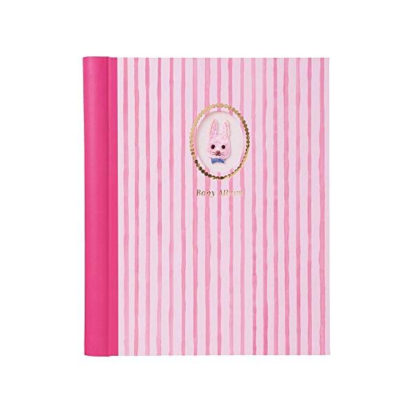 マークス ベビーアルバム アニマル刺繍 ウサギ PB-AL04-A