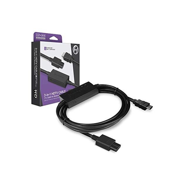 他サイト： Hyperkin ゲームキューブ/ニンテンドー64/スーパーファミコン専用 HDMIコンバータアダプタケーブル HD Cable for GC/N64の商品画像