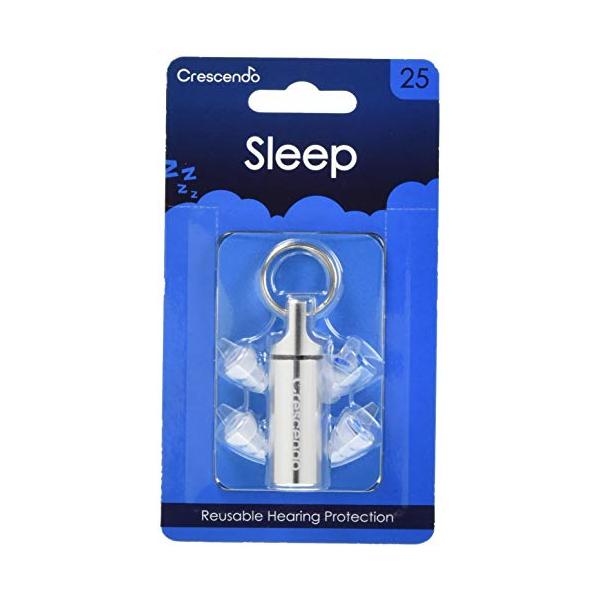 CRESCENDO 耳栓 睡眠用 イヤープロテクター Sleep 25 ホワイト