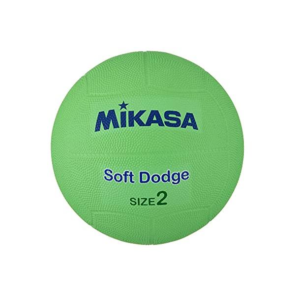 ミカサ(MIKASA) ソフト ドッジボール 2号 (小学生向け) ライトグリーン STD-2SR-LG 推奨内圧0.15(kgf/?)