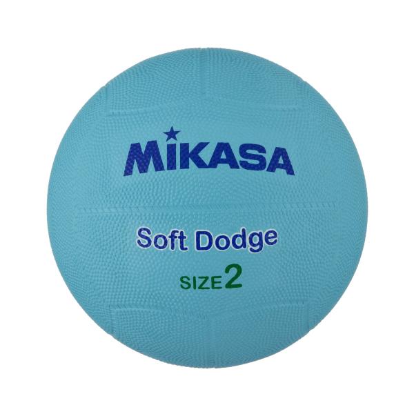 ミカサ(MIKASA) ソフトドッジボール 2号(小学生向け) ブルー STD-2SR-BL 推奨内圧0.15(kgf/?)