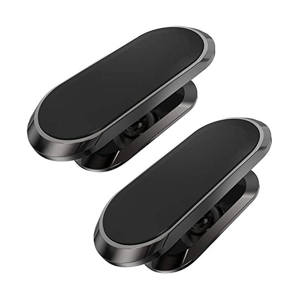 他サイト： 【2020年 ECPAW 車載ホルダー マグネット スマホホルダー 車 コンパクト 超強磁力 片手脱着 360度回転 落下防止 2枚の商品画像