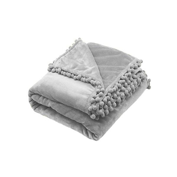 Mokoya 毛布 シングル 可愛い ブランケット 130x160cm 膝掛け 大判