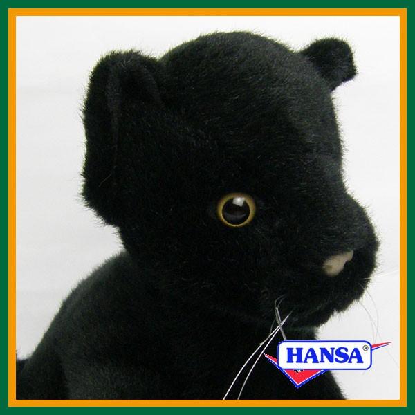 HANSA ハンサ ぬいぐるみ 3426 クロヒョウの仔 黒豹 黒ヒョウ リアル