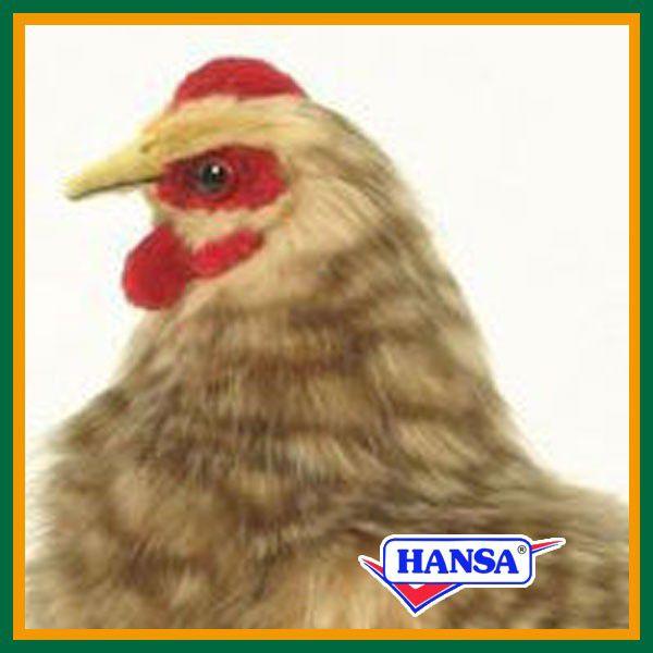 HANSA ハンサ ぬいぐるみ ニワトリ ベージュ めんどり no.1３ HANSA ベージュメンドリ 4588 リアル ぬいぐるみ 動物 愛らしい