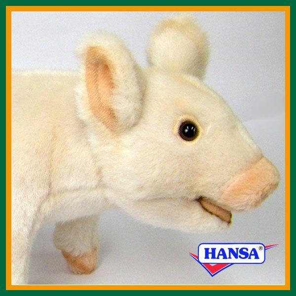 HANSA ハンサ ぬいぐるみ 6455 ブタ 豚 ぶた リアル 動物 : ソプラノ