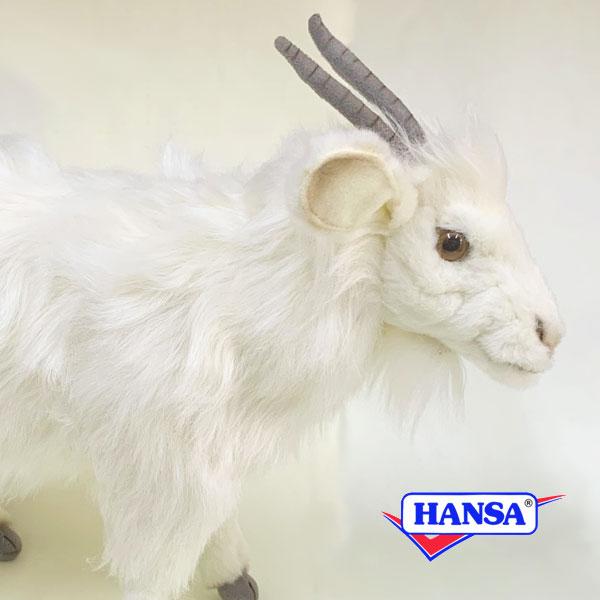 HANSA ハンサ ぬいぐるみ 6486 アンゴラヤギ 山羊 モヘアヤギ リアル
