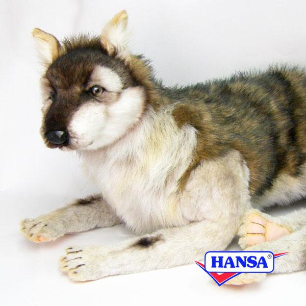 HANSA（ぬいぐるみ） HANSA ハンサ ぬいぐるみ 6762 オオカミ 狼