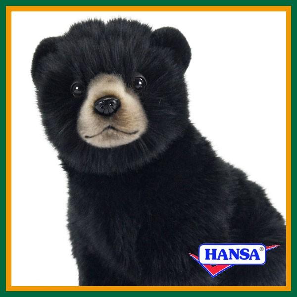 HANSA（ぬいぐるみ） HANSA ハンサ ぬいぐるみ 7040 クマの仔 黒