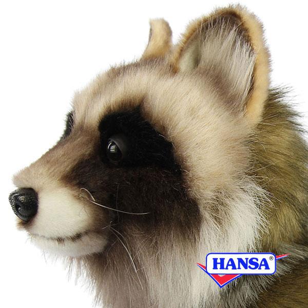 HANSA ハンサ ぬいぐるみ 8740 タヌキ 立 狸 たぬき リアル 動物