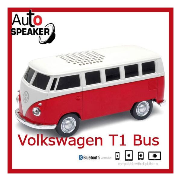オートスピーカー 車型スピーカー 1963 フォルクスワーゲン T1バス レッド Bluetooth スピーカー Buyee Buyee 日本の通販商品 オークションの代理入札 代理購入