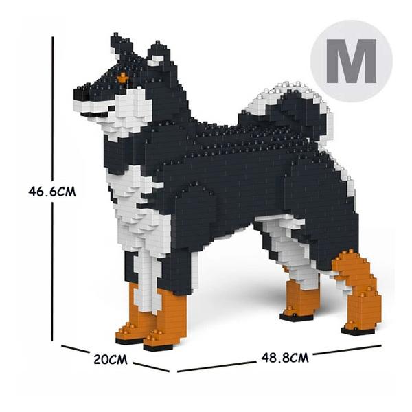 JEKCA ジェッカブロック 柴犬 黒 01C-M02 Craftsman 立体パズル 組立