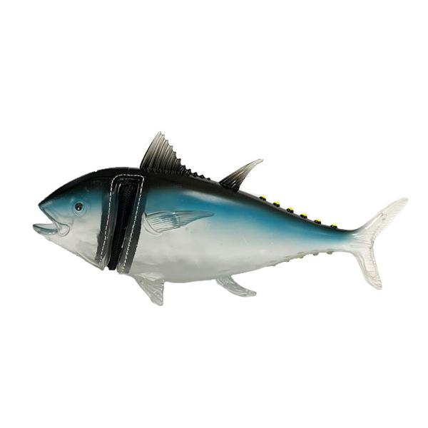 マグロペンケース クロマグロ クリアタイプ ミニポーチ 魚ポーチ 黒マグロ