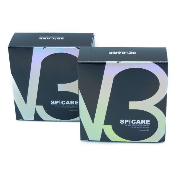 【2個セット】SP/CARE V3 エキサイティングファンデーション 15g 宅配便 公式リーフレット付 2個セット スピケア SPCARE V3