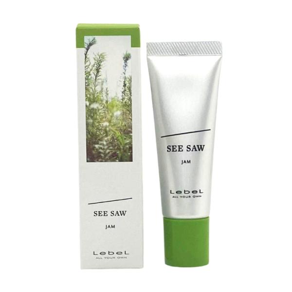 ポスト投函 ルベル シーソー ヘアメイク ジャム 25g ヘアスタイリング LebeL SEE/SAW JAM ヘアサロン専売品