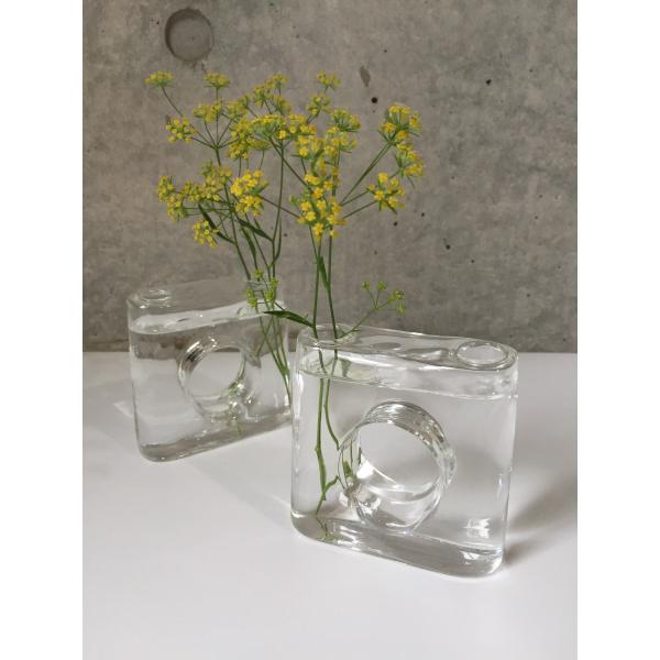 ガラス フラワーベース スクエアベース ガラス花器 Buyee Servicio De Proxy Japones Buyee Compra En Japon