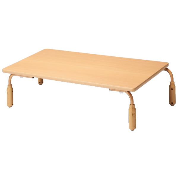 【サイズ】W900×D600×H300/330/360 (mm)【カラー】天板：メープル・ホワイト【仕様】天板：表面材/メラミン化粧板　エッジ：ソフトエッジ巻　21mm厚脚部：アルミパイプ(φ22)　焼付塗装　アジャスター付昇降部：PC樹脂...