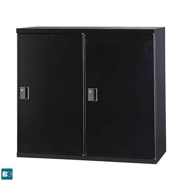 { ЊJ 2  ㉺up X`[ W900×D450×H820mm ubN t  Lrlbg ItBX 󒍐Yi