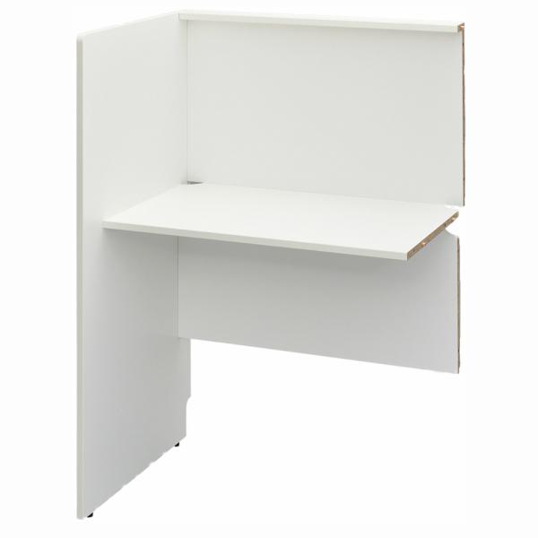 【特徴】■　RFPCブース2 W800xD600基本に連結して使用する増連用ブースデスクです。■　基本のブース型デスクとしての使用はもちろん、別売りの増連タイプを組み合わせることで半永久増連が可能で自習室や個別学習塾、コールセンターなどにも...