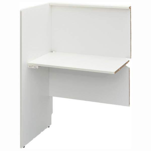 【特徴】■　RFPCブース2 W800xD600基本に連結して使用する増連用ブースデスクの2ヶ口コンセント付きバージョンです。■　基本のデスクと組み合わせることで半永久増連が可能で自習室や個別学習塾、コールセンターなどにもおすすめです。■　...