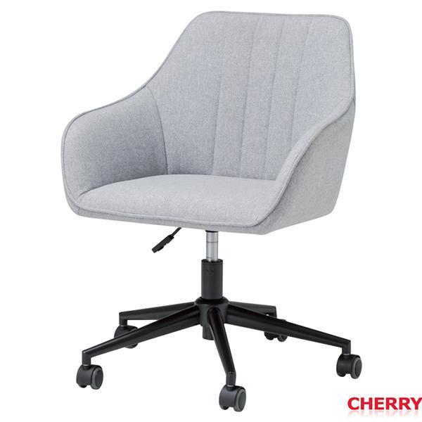 ���[�N�`�F�A W635×D620×H755 ���C�g�O���[ �����֎q ��c�`�F�A ��]�֎q �p�\�R���`�F�A SOHO �I�t�B�X�Ƌ� ������� �e�����[�N cherry �����H�� HOMEDAY