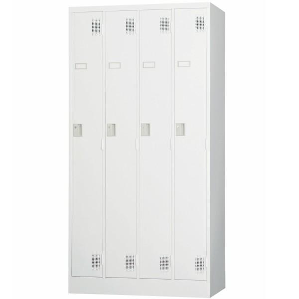 外寸:W900×D515×H1790(mm)材質：スチール質量:49.2kgカラー:ホワイトグレー付属品:タオル掛け付鏡、傘立て、滴受け、網棚、コートフック、ハンガーパイプ【関連キーワード】ロッカー ろっかー スチールロッカー すちーるろっ...