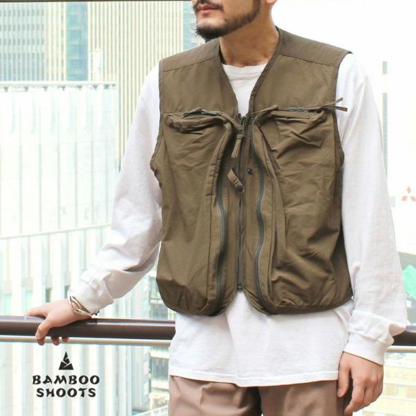 バンブーシュート ベスト メンズ BAMBOO SHOOTS TREK VEST-60/40 NYLON 