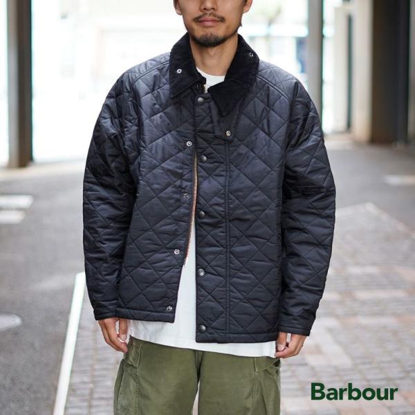 【新品】Barbour バブアー フーデッド キルティングコート オーバーサイズ Barbour - 新品☆Barbour バブアー フーデッド キルティング