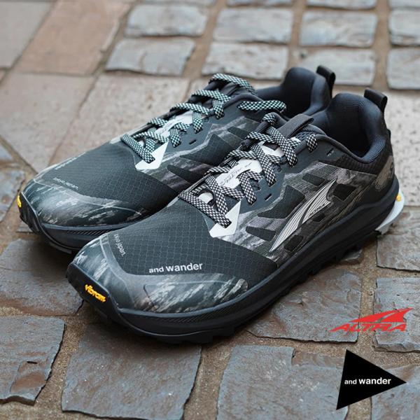 アンドワンダー スニーカー メンズ and wander Altra×and wander LONE PEAK 9+ アルトラ×アンドワンダー ローンピーク9+ 5745978204 正規取扱品