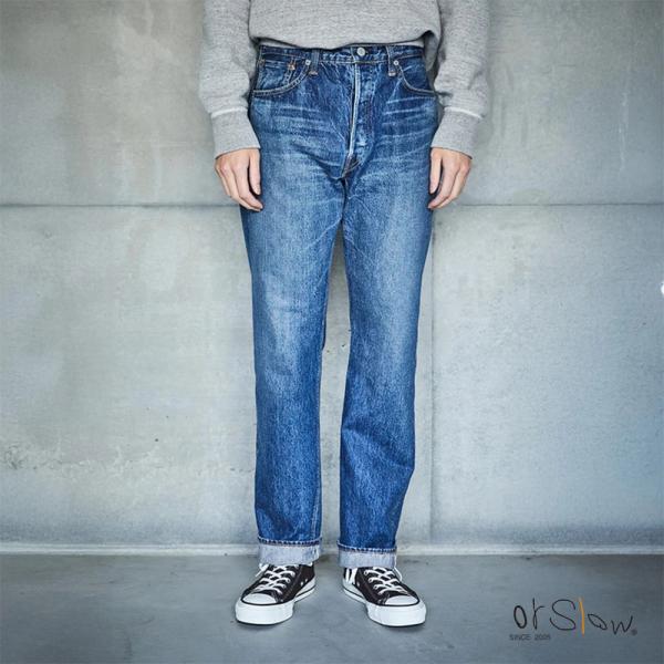 orSlow 105 スタンダードセルビッチデニム2イヤーウォッシュ