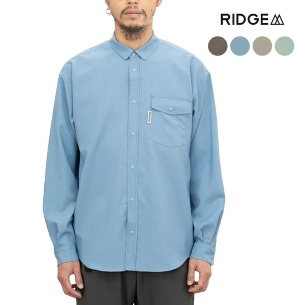リッジマウンテンギア シャツ 長袖 メンズ RIDGE MOUNTAIN GEAR メリノベーシックロングスリーブシャツ RMGTOP030 正規取扱品 【返品交換不可】