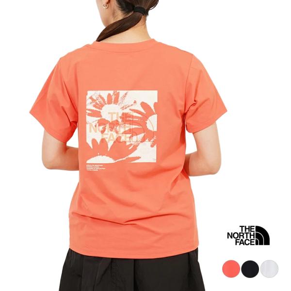 ザ・ノース・フェイス Tシャツ カットソー レディース ショートスリーブ ES フラワーボックスロゴティー THE NORTH FACE NTW32685 正規取扱品 【返品交換不可】