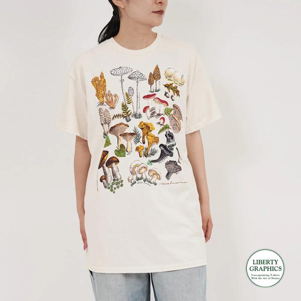 リバティグラフィックス Tシャツ カットソー メンズ レディース マッシュルーム LIBERTY GRAPHICS Y8U 正規取扱品