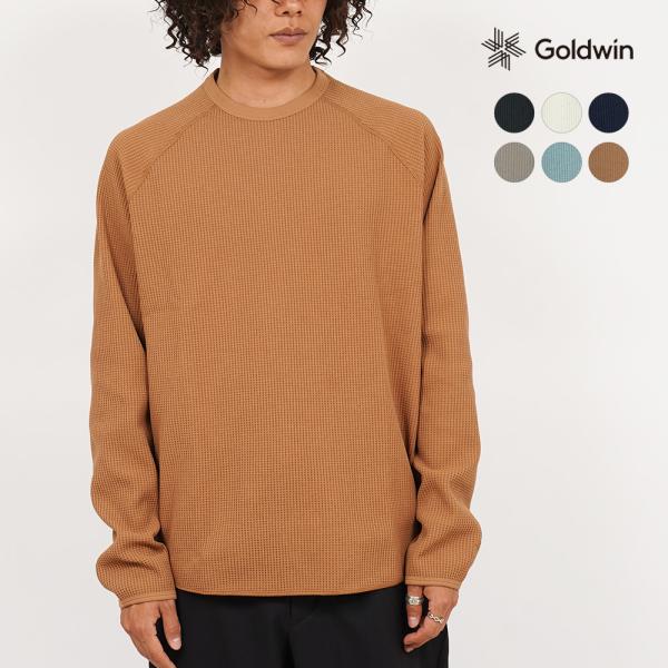 ゴールドウイン Tシャツ カットソー メンズ レディース ワッフルライトロングスリーブティーシャツ GOLDWIN GL45142 正規取扱品