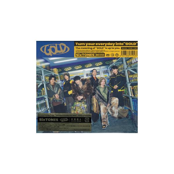 GOLD 初回盤A 特典なし ／ SixTONES (CD、DVD) : 映画&DVD&ブルーレイ