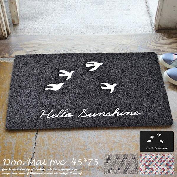 キャンプ（SWITCH） 玄関マット PVC マット 75cm×45cm （Sサイズ