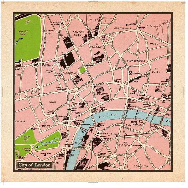 クッションカバー 45 45 地図柄 ロンドン アンティーク かわいい Buyee Buyee 日本の通販商品 オークションの代理入札 代理購入