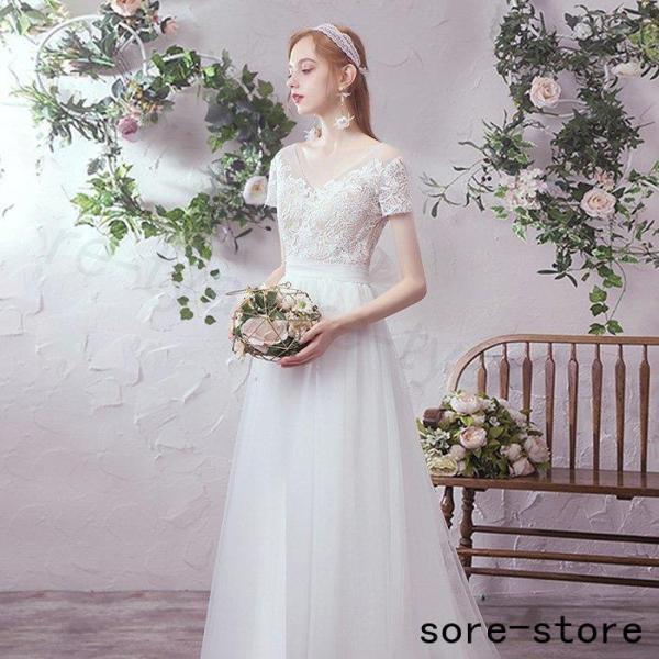 高品質 前撮り ドレス ワンピース ウェディングドレス ロングドレス エンパイアライン 長袖 結婚式 二次会 披露宴 後撮り 白 袖あり ウエディング 花嫁 スレンダー ホワイト シンプル ナチュラル 安い 二次会ドレス 花嫁ドレス 春 夏 秋 冬 返品 交換対象商品