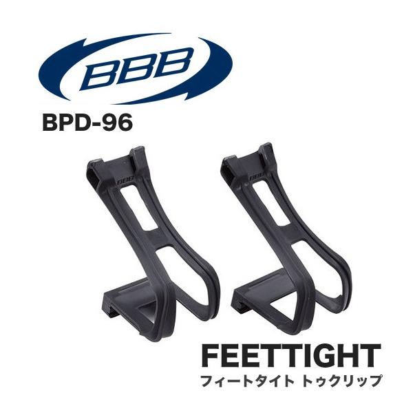 【 BBB 】BPD-96 フィートタイト トゥクリップ トゥクリップです。●カラー：ブラック●サイズ：M、L※トゥストラップは付属しません別途買い求めください。