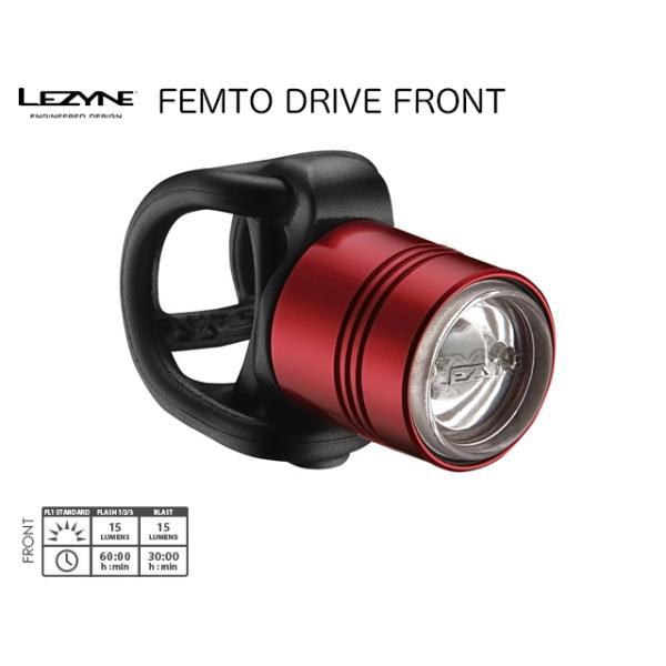 （LEZYNE) レザイン FEMTO DRIVE FRONT フロントライト