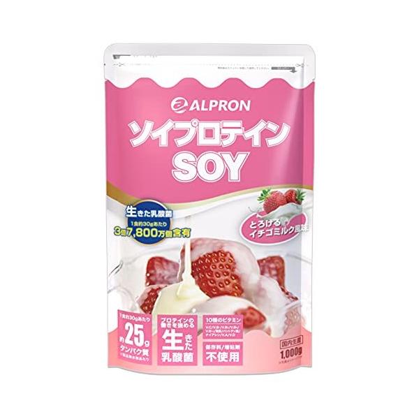 乳酸菌とビタミンも配合されたソイプロテイン