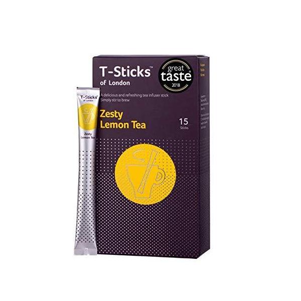 T-Sticks of London - Zesty Lemon Tea - 15スティク入り/ 紅茶 スティック 英国 紅茶 フレーバーティー